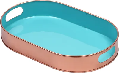 Produktbild von Skandinavisches Design Serviertablett Aarhus Blau Oval