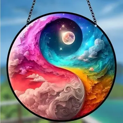 Produktbild von Sonnenfänger Yin Yang/Typ4 – Kunst für Ihr Zuhause KP31472