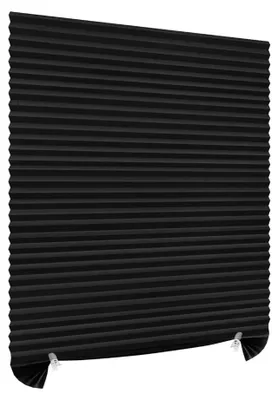 Productafbeelding van Stoffjaloezie, lichtdoorlatend, eenvoudige installatie, zwart, 90X150CM