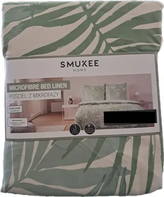 Image de Smukee Parure de lit Microfibre 160x200 cm Vert