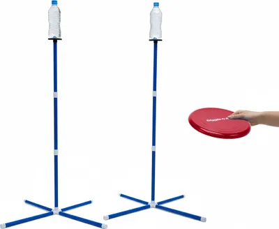 Produktbild von 3.09 Knockoff - das Disc Wurfspiel - 2 Standsäule und eine Frisbee