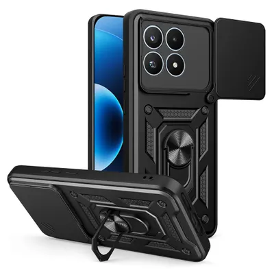Obrázok produktu pre Techsuit – CamShield Series puzdro s posuvným krytom fotoaparátu pre Xiaomi 17 – čierne