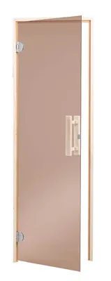 Obrázek produktu pro Dveře do sauny Sentiotec DS80 Bronze 650x1960mm