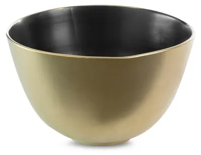 Zdjęcie produktu dla Misa ceramiczna EBRU 25x25 cm czarna/złota