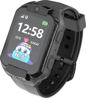 Produktbild von Pacific Kinder-Smartwatch Pacific 32 4G LTE SIM Schwarz Kinder-Smartwatch Pacific-PC00319