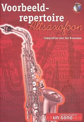 Produktbild von Voorbeeld-Repertoire B (+CD) für Altsaxophon und Klavier