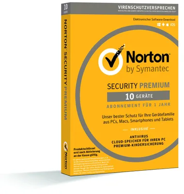 Immagine prodotto di Norton Security Premium 3.0 - 10 copie