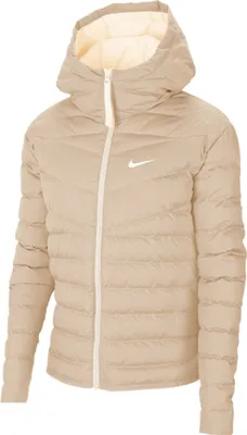 Produktbild von Nike W Nsw Wr Lt Wt Dwn Jkt Oatmeal/Pale Ivory/White L