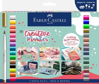 Produktbild von Faber-Castell Creative Marker Gofa 30 Stück Etui