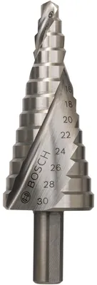 Obrázok produktu pre Stupňovitý vrták HSS, 6 - 30 mm, 10 mm, 93,5 mm, 14 krokov