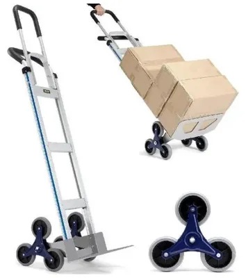Immagine prodotto di Carrello trasportabile - Carrello a mano - Carrello pieghevole - Maniglie con impugnatura - Carrello pieghevole
