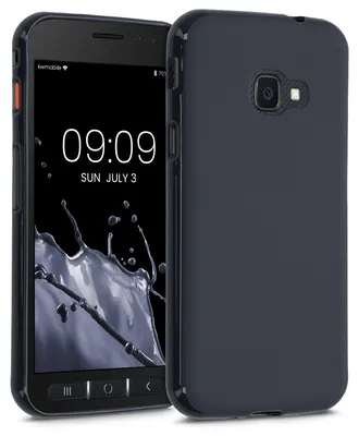 Produktbild von kwmobile Handyhülle für Samsung Galaxy Xcover 4 / 4S Hülle - TPU Case - Kabelloses Laden - Schutzhülle Cover in Heidelbeerblau