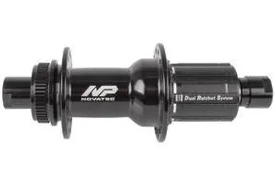 Produktbild von Scheibenbremshinterradnabe, schwarz, NOVATEC, "J-Bend", Indu
