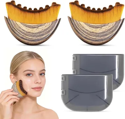 Produktbild von Gesichtsborstel Set, 2-teilig, für empfindliche Haut, Konturierung von Gesicht und Kinn
