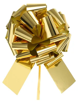 Productafbeelding van Lint voor decoratie - Decoratief cadeau lint - Voor decoratie - Goud, diameter 30 cm