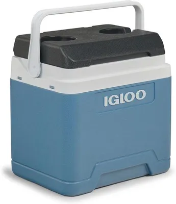 Immagine prodotto di Frigorifero portatile da 24 litri, blu ghiaccio, Thermobox: tempo libero, lavoro, campeggio
