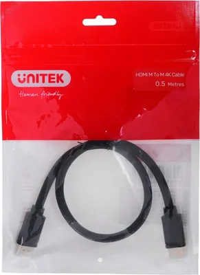 Produktbild von Kabel HDMI Unitek Y-C185M 0,5 m