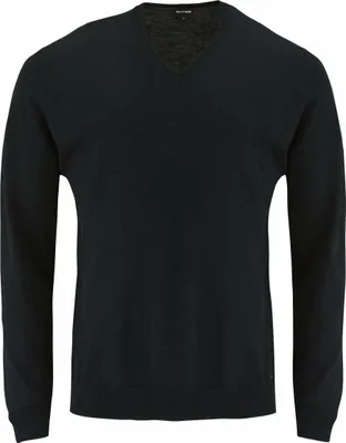 Produktbild von OLYMP modern fit trui wol, V-hals, zwart