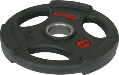 Zdjęcie produktu dla Talerz olimpijski Softee Urethane czarny 25 kg