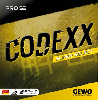 Produktbild von GEWO Tischtennisbelag / Codexx Pro 53 SuperSelect / NEU /