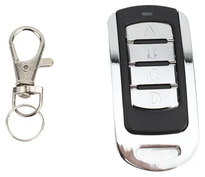 Obrázek produktu pro Dálkové ovládání pro garážovou bránu, plný frekvenční rozsah 250–913 MHz, 4 tlačítka (ABCD), vysoká stabilita, bezdrátové ovládání, pro zabezpečení domácnosti, 1 kus