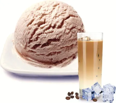 Image de Café glacé Low Carb Glace en poudre Vegan sans sucre, sans lactose 1 kg