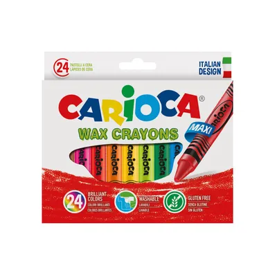 Image de Carioca 42390 Crayon de cire 24 pièce(s)