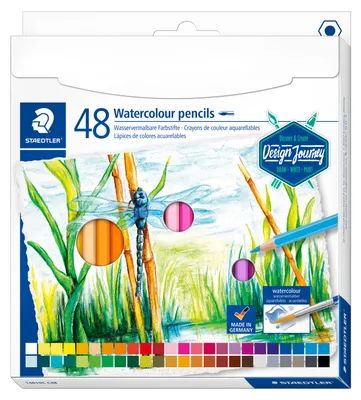 Obrázok produktu pre STAEDTLER® 14610C C48 Akvarelové pastelky, 48 ks   100 % PEFC