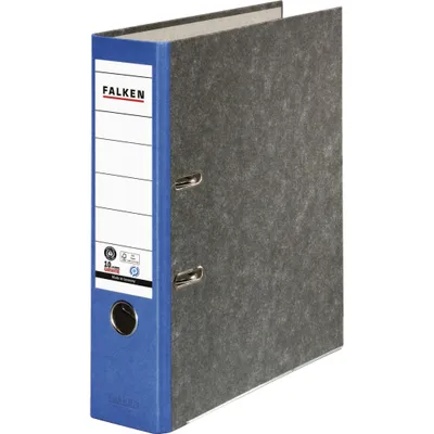 Image de Falken 20x Classeur à levier Papier marbré A4 Gris-dos bleu 80024607003F