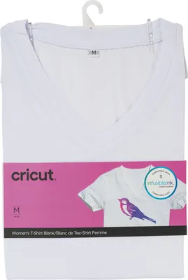 Immagine prodotto di Maglietta da donna da personalizzare Bianco - Cricut - M