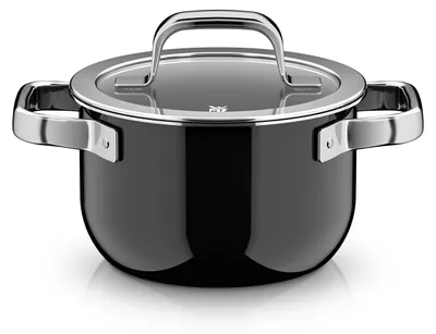 Image de WMF Fusiontec Mineral Pro, Kochtopf mit Deckel, 16 cm, Black 3201114009 4000530758941