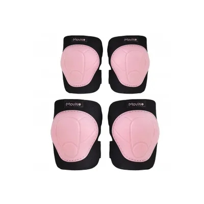 Produktbild von MOVINO Cariboo® Ellbogen- und Knieschützer-Set, rosa, Größe S