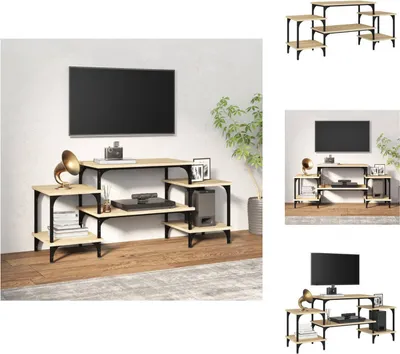 Image de vidaXL Armoire TV Chêne Sonoma 117x35x52 cm Bois composite - Meuble TV