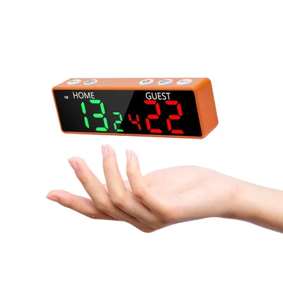 Produktbild von Elektronische Anzeigetafel LED Scoreboard Mini, Digitaler Punktzähler tragbar mit Buzzer für Tischtennis Basketball Volleyball