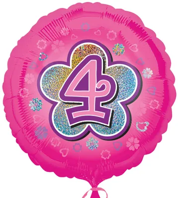 Produktbild von Amscan 2954601, Spielzeugballon, Folie, Pink, Rund, 5 Stück(e)