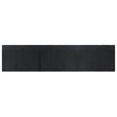 Zdjęcie produktu dla vidaXL Dywan prostokątny czarny 70x300 cm bambusowy