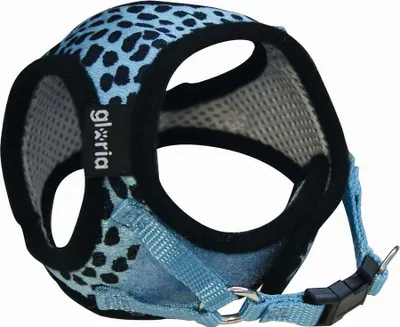 Obrázok produktu pre Postroj pre psov Gloria Leopard Blue M Blue M