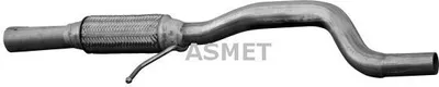 Produktbild von ASMET Abgasrohr Auspuffrohr für FIAT Seicento / 600 Schrägheck (187) Vorne 16.078