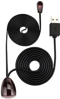 Productafbeelding van 2 m infrarood repeaterkabel, USB-afstandsbedieningsverlenging voor tv/ontvanger, signaalverlenging met infrarood ontvanger