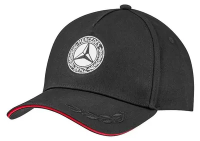 Produktbild von Original Mercedes-Benz Basecap Cap Schwarz Lorbeerkranz - 100% Baumwolle
