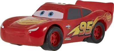 Produktbild von Disney Pixar Cars Disney und Pixar Cars Rückziehautos im Maßstab 1:43, von den Filmcharakteren inspirierte Spielzeugautos, Auto, 3 Jahr(e), Kunststoff, Rot, Gelb