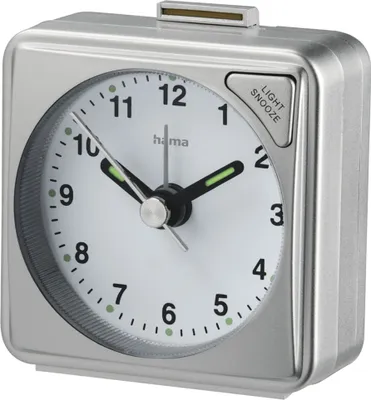 Produktbild von Hama Wecker Reisewecker "A50", Silber