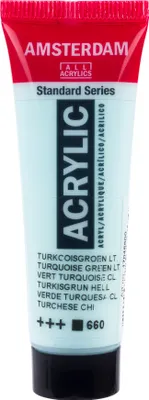 Immagine prodotto di Amsterdam Serie Standard Tubo di vernice acrilica 20 ml Verde turchese chiaro 660