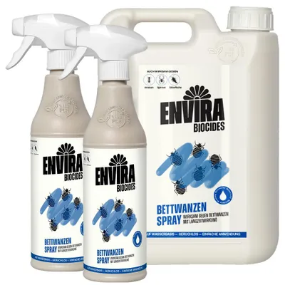 Produktbild von Envira Bettwanzen Abwehrspray im Vorteilspack 2L+2x500ml