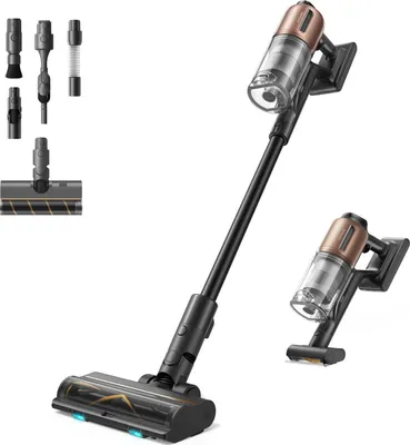 Produktbild von Dreame Z20 Cordless Broom Vacuum Cleaner, 250 AW Cordless Vacuum Cleaner with Motor de High Speed, Maximum 90 Minutes, HEPA Filter H14, Technology de Reveal de Dust, Detection de Dirt