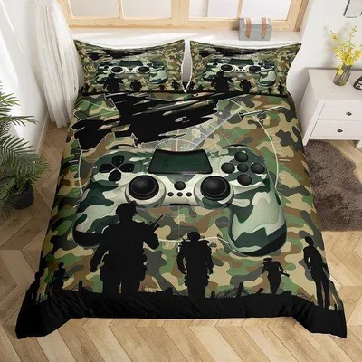 Produktbild von Reversibles Bettwäsche-Set mit Kissenbezug für Jungen und Mädchen