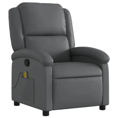 Obrázok produktu pre VidaXL 371785, Umelá koža, Šedá, Pena, 110 kg, 710 mm, 865 mm