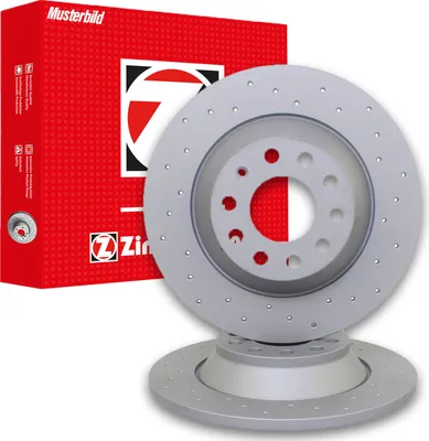 Produktbild von 2x ZIMMERMANN Bremsscheibe SPORT COAT Z Hinten 280.3179.52