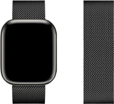 Produktbild von Apple Watch Series 10 46 mm mit Milanaise-Armband – Verschiedene Farben Schwarz