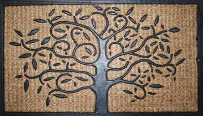 Image de 40 x 70 cm Paillasson Coco + caoutchouc arbre - pour l'extérieur et l'intérieur